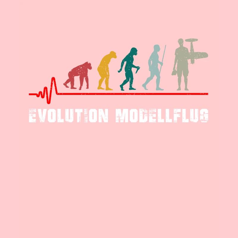 Model flight evolution retro vintage gift