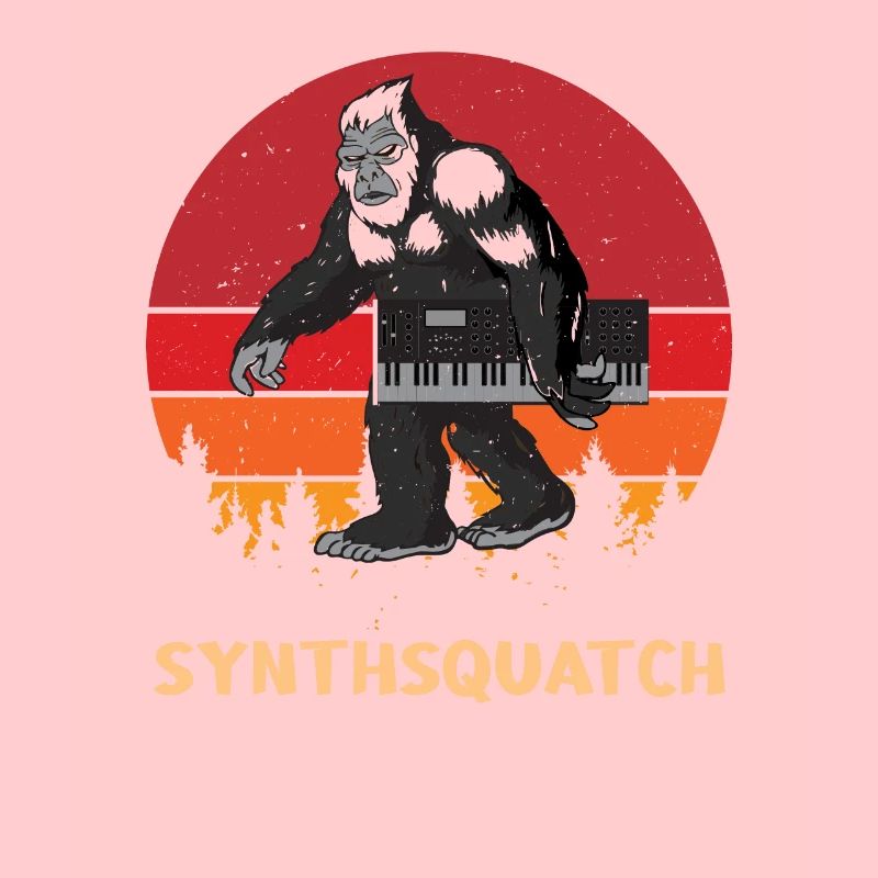 Sasquatch Synthesizer Dj Keyboard Synthsquatch