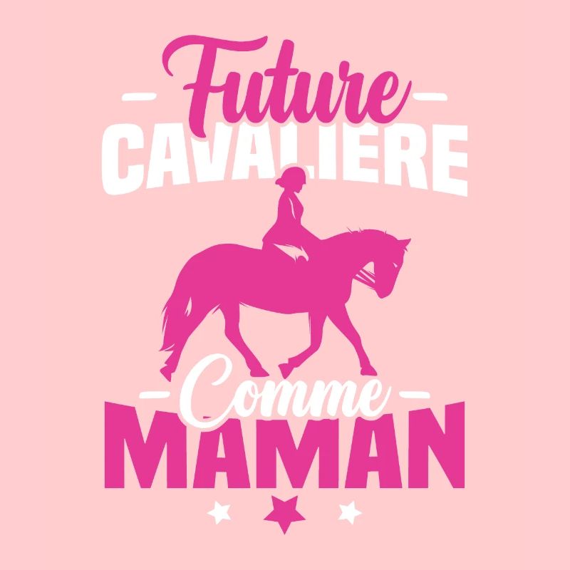 Future cavalière comme maman