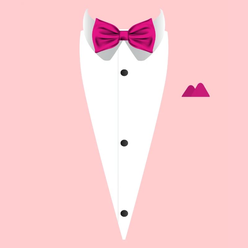Conception de smoking avec nœud papillon pour les mariages et