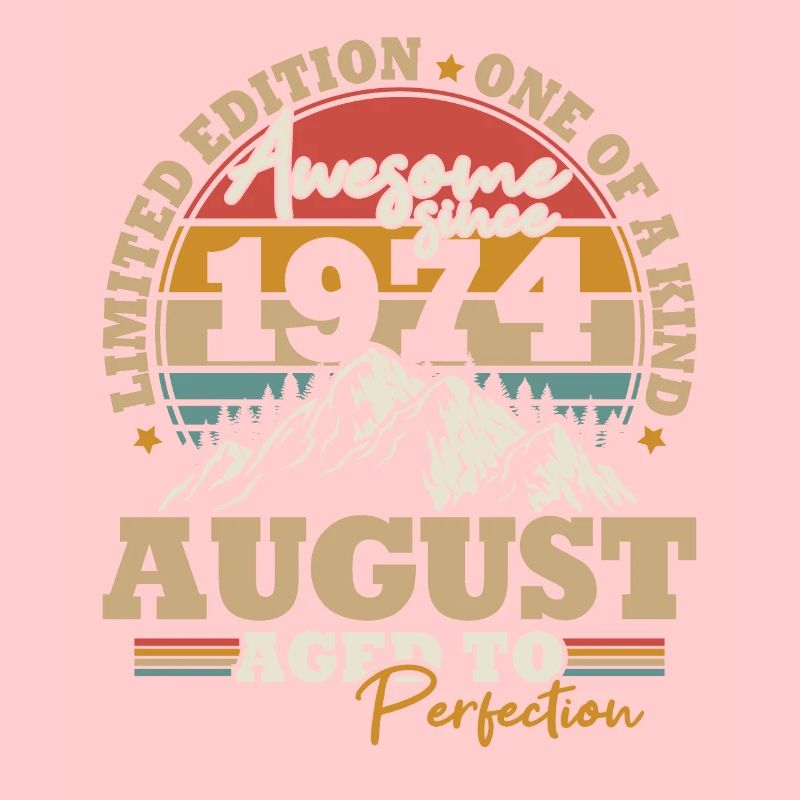 August 1974 Vintage Retro Geburtstagsgeschenk