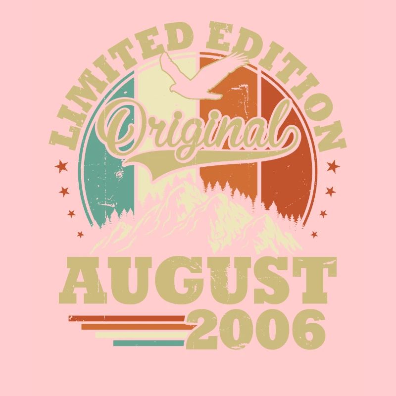 Original August 2006 Vintage Birthday Gift