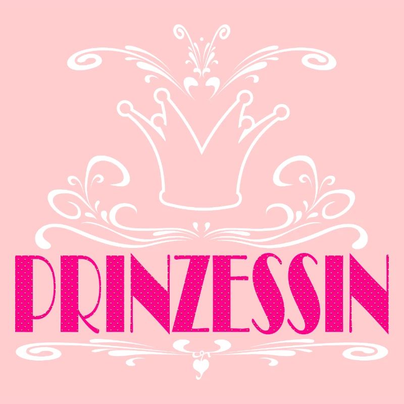 Prinzessin Pink mit Krone