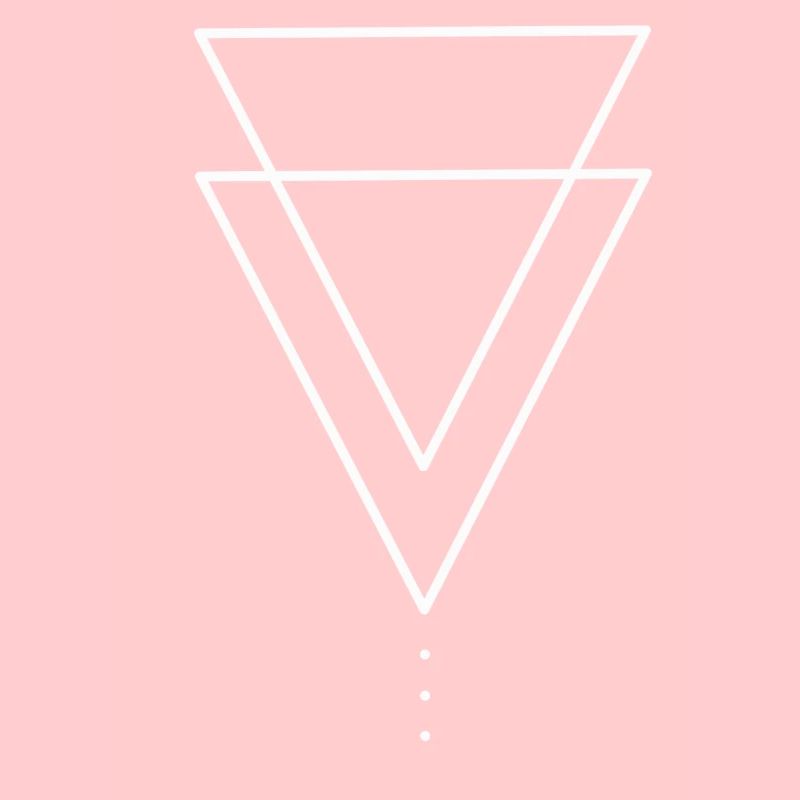 Triangle Mountain Abstract