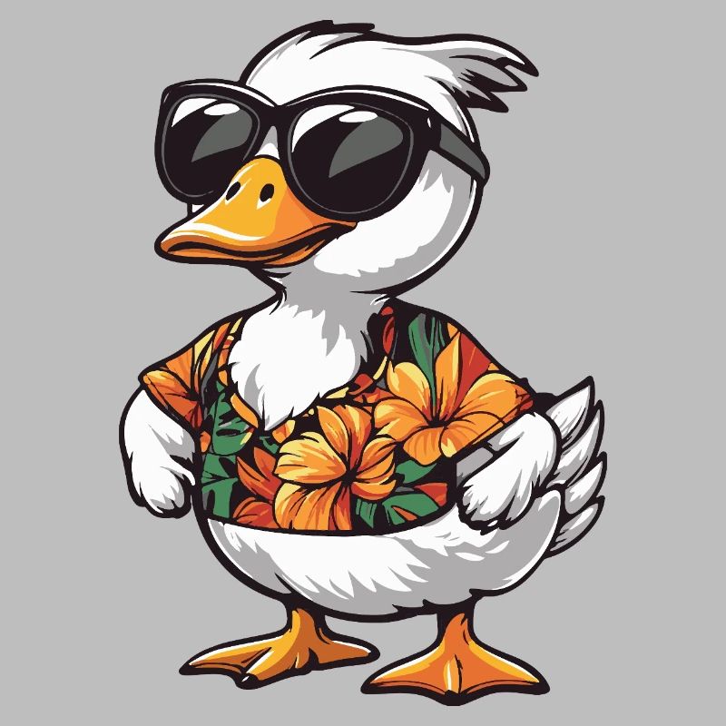 Gans Comic Cool Sommer