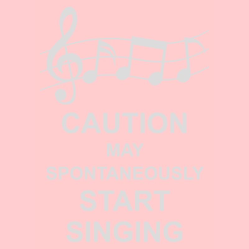 may spontaneously start singing