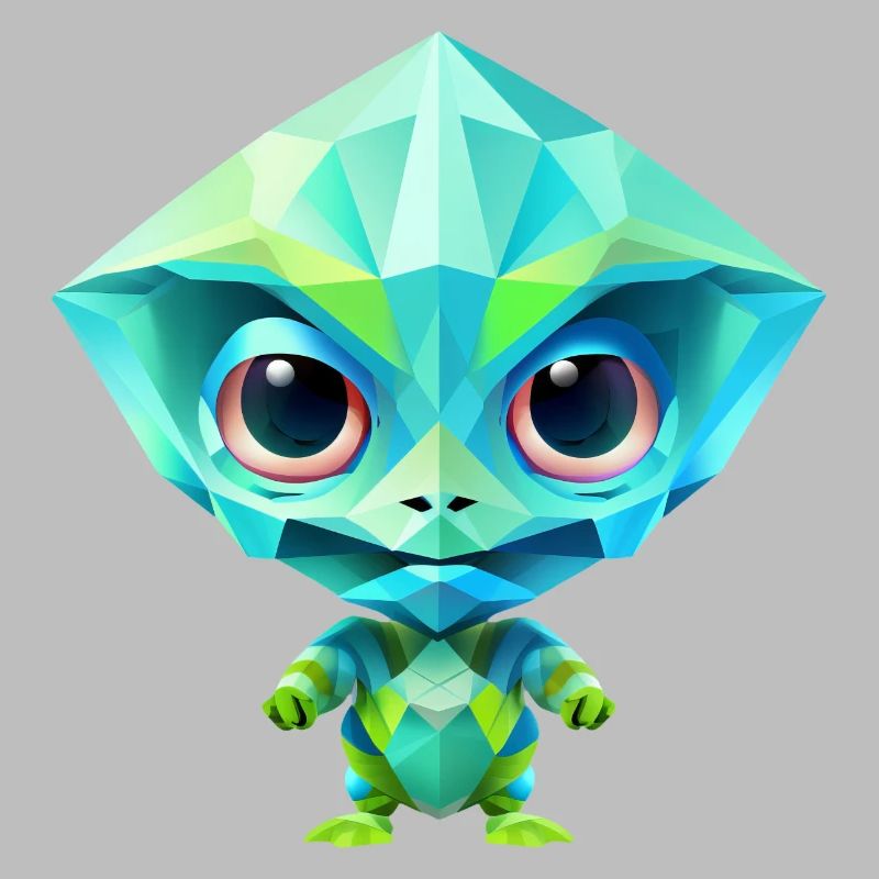 Polygone vert extraterrestre extraterrestre
