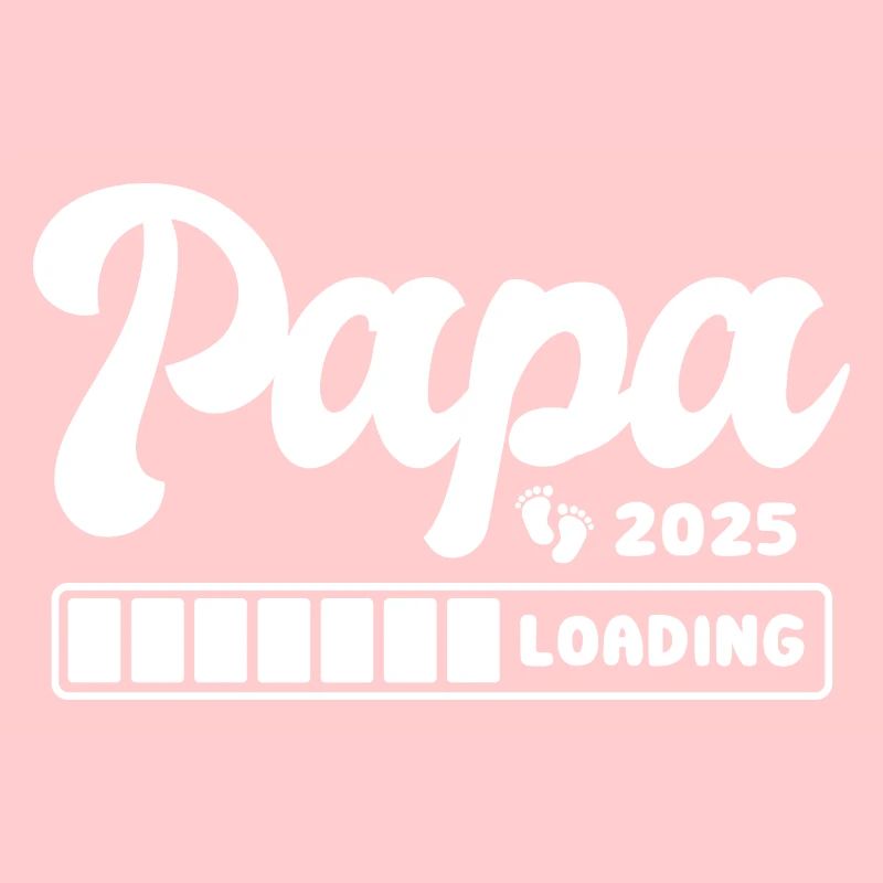 Papa 2025 loading - Schwangerschaft - Geschenk