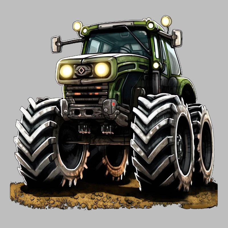Precise and effective work with large tractors