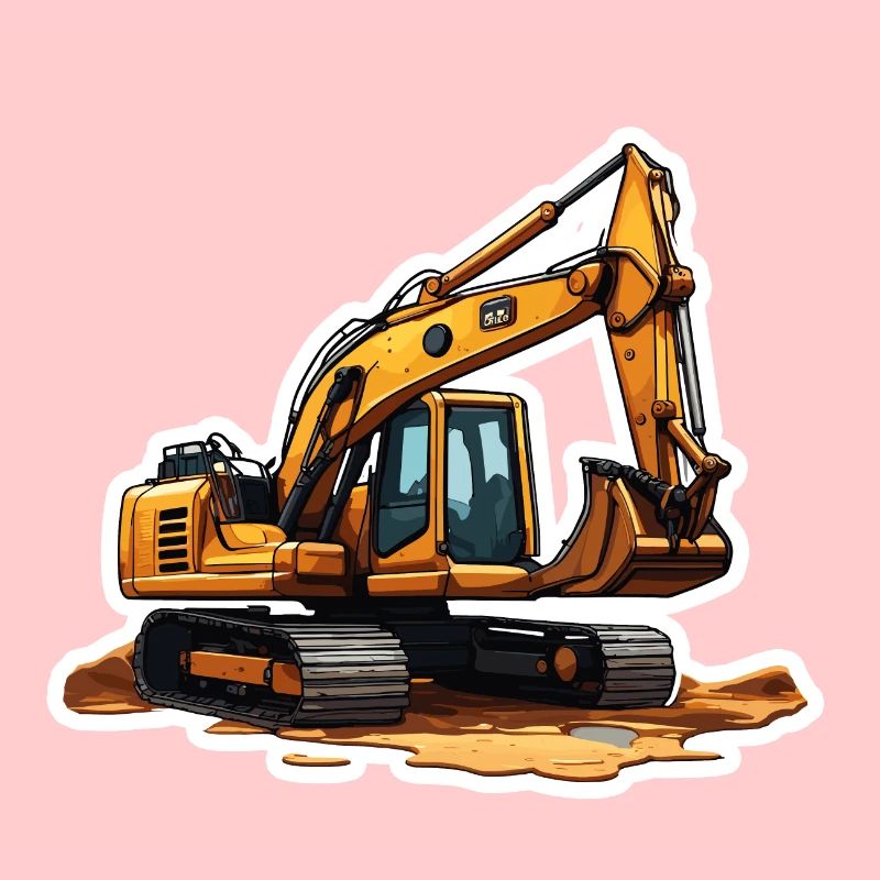 Excavator / construction site / machine /digging / shovel