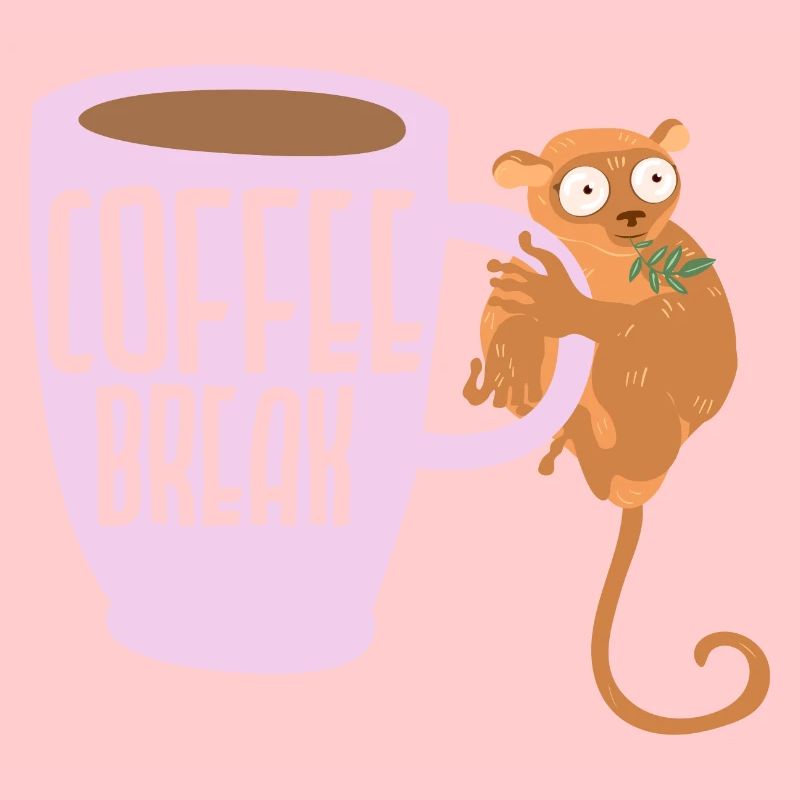 Kaffeepause Tarsierflüsterer Koffeintrinker