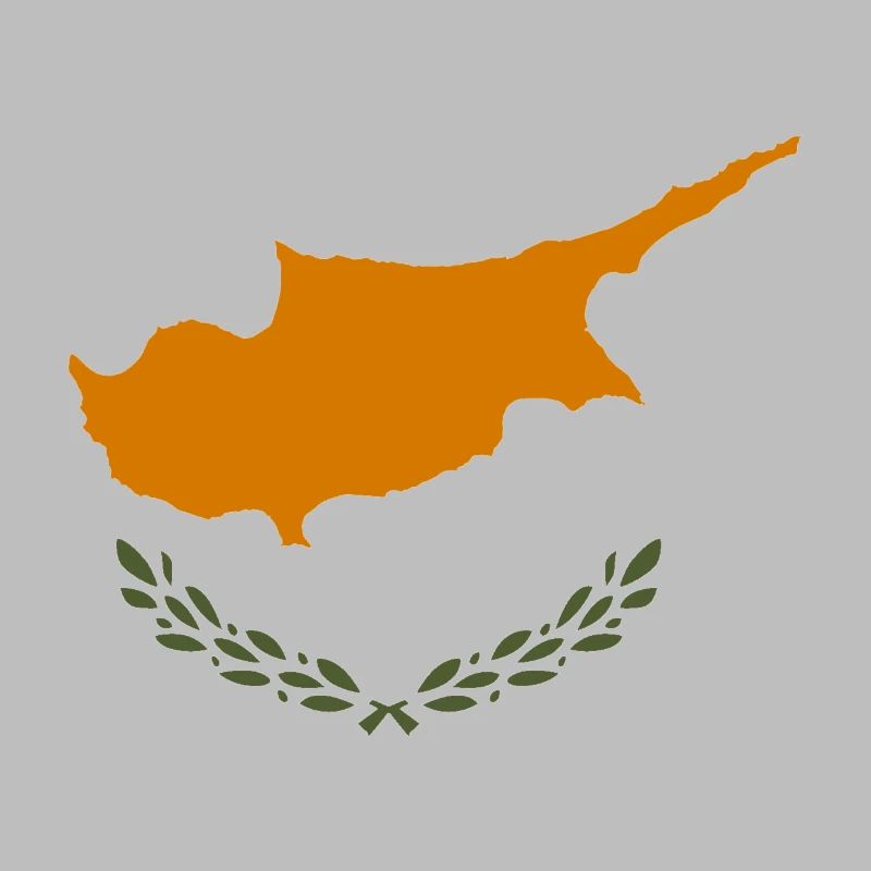 Idée de cadeau de drapeau ADN empreinte de Chypre