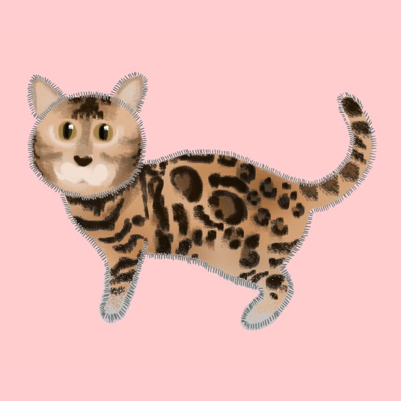 Idée de chat du Bengale