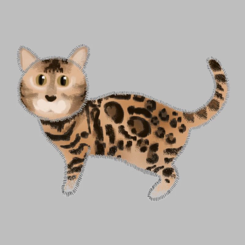 Idée de chat du Bengale