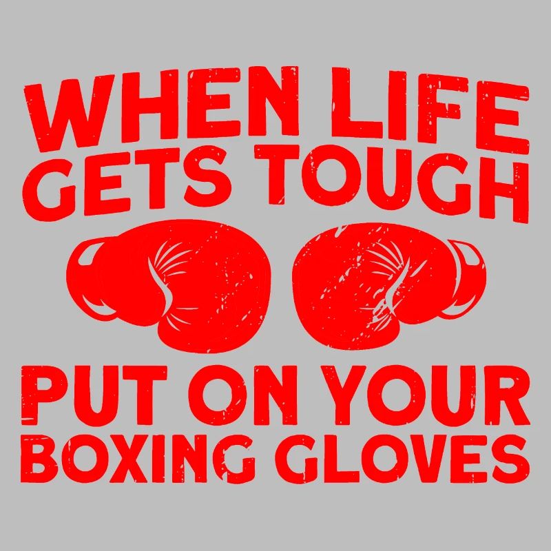 Zieh deine Boxhandschuhe an Boxen Geschenk