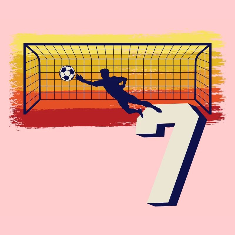 Fußball Torwart 7. Geburtstag Keeper