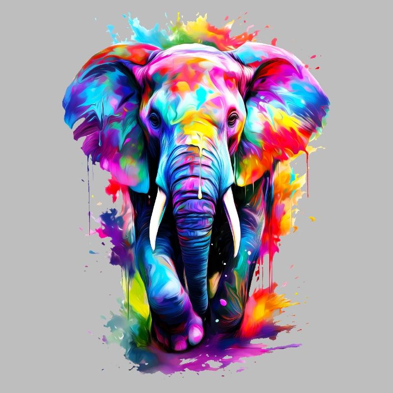 Bemalter Elefant