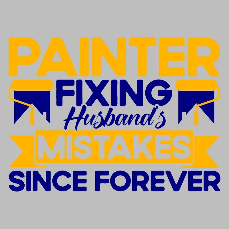 Painter Building Painter Color Mixing Gift