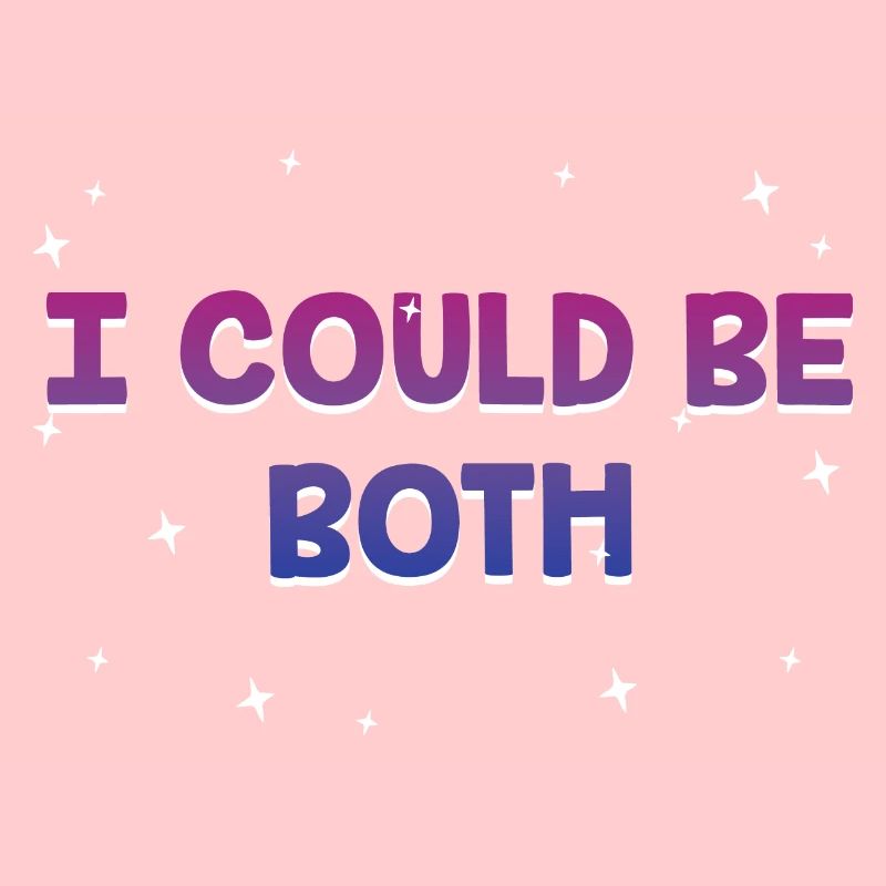 I Could Be Both Bisexual LGBTQ Bi Pride Pansexual
