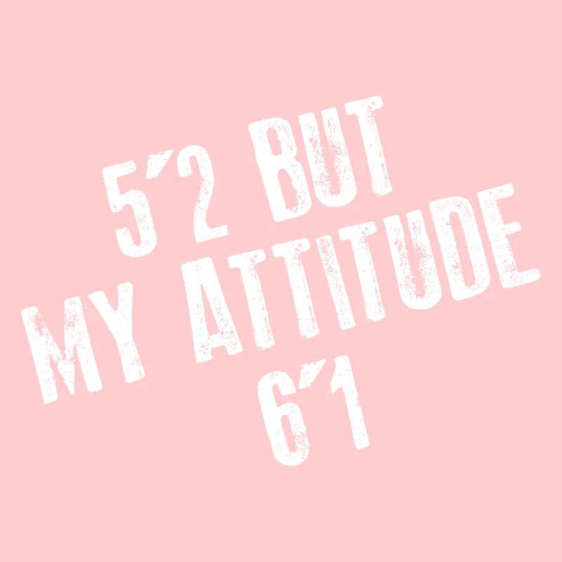5'2 Mais mon attitude 6'1 3