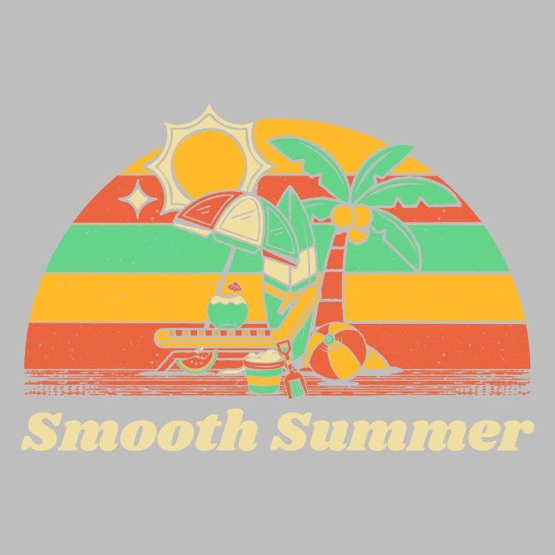 Smooth Summer Vacation Beach Trip Ocean Funny