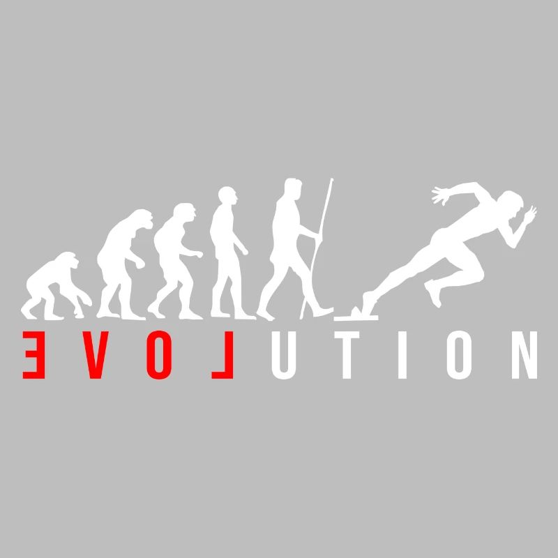 Sprinter Sprint Runner LOVE in red with Evolution