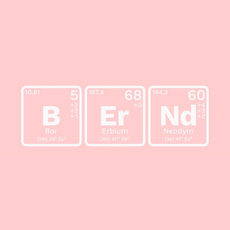 Bernd PSE Nerd Chimie Éléments Tableau périodique
