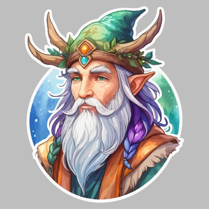Druide Wasserfarben
