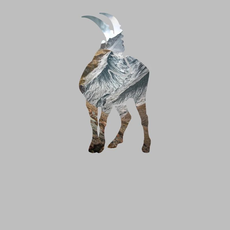 Alpensteinbock Sternzeichen Klettern Berggipfel