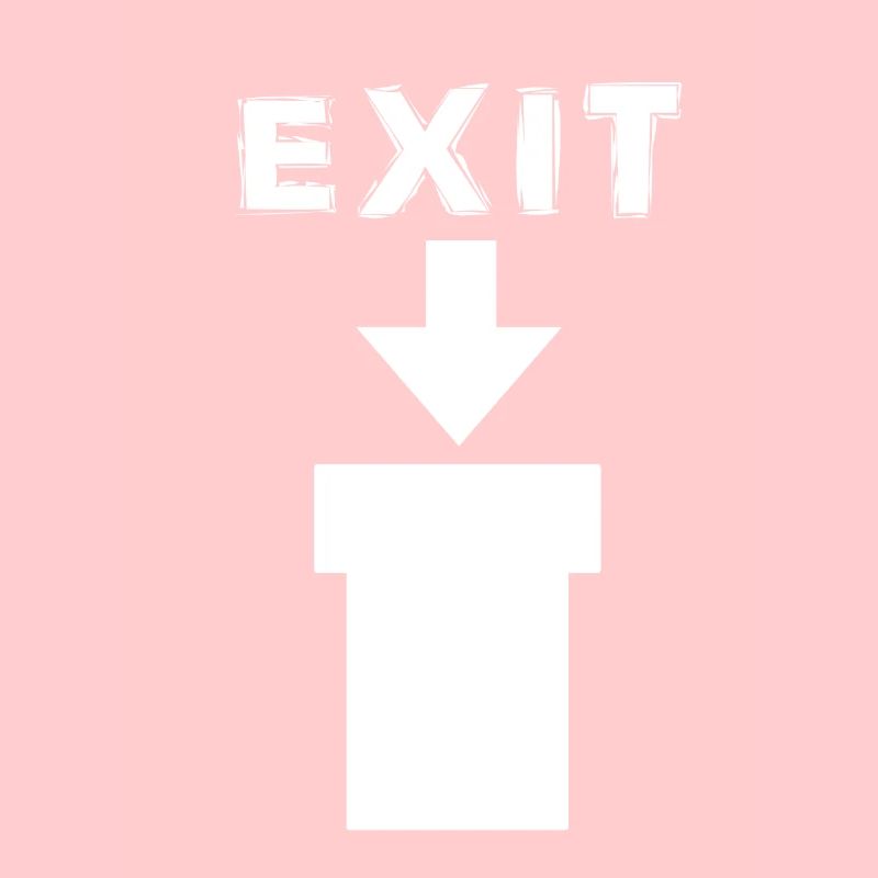 Exit Comic Retro Design