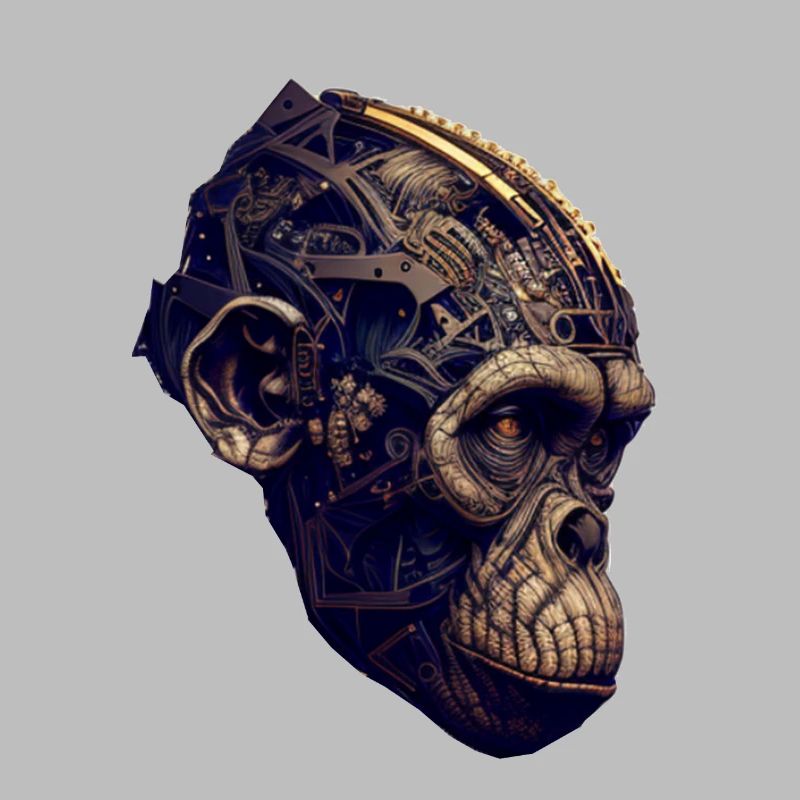 Advanced evolution: The monkey meets AI