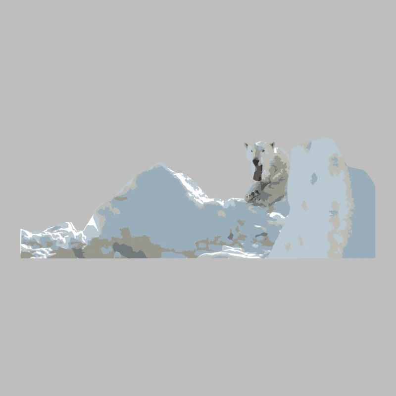 Eisbär auf Eisberg