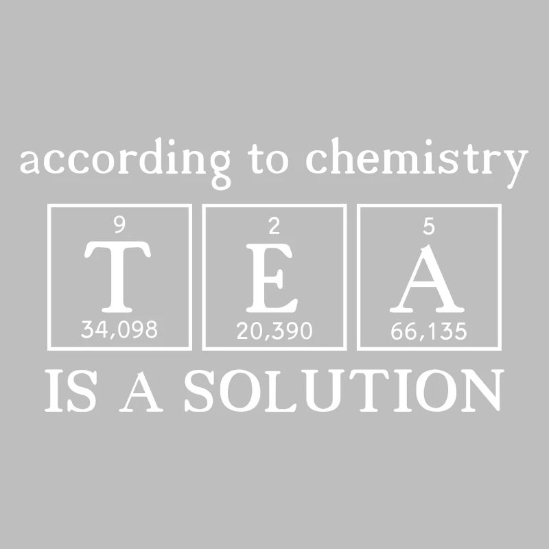 Tea is a solution - teabag chemistry elements