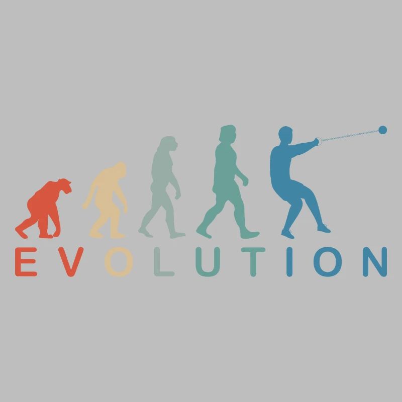 Marteau lancer de marteau hommes Evolution Retro