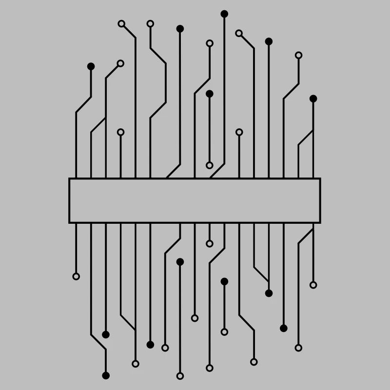shield frame text circuit wire data microch