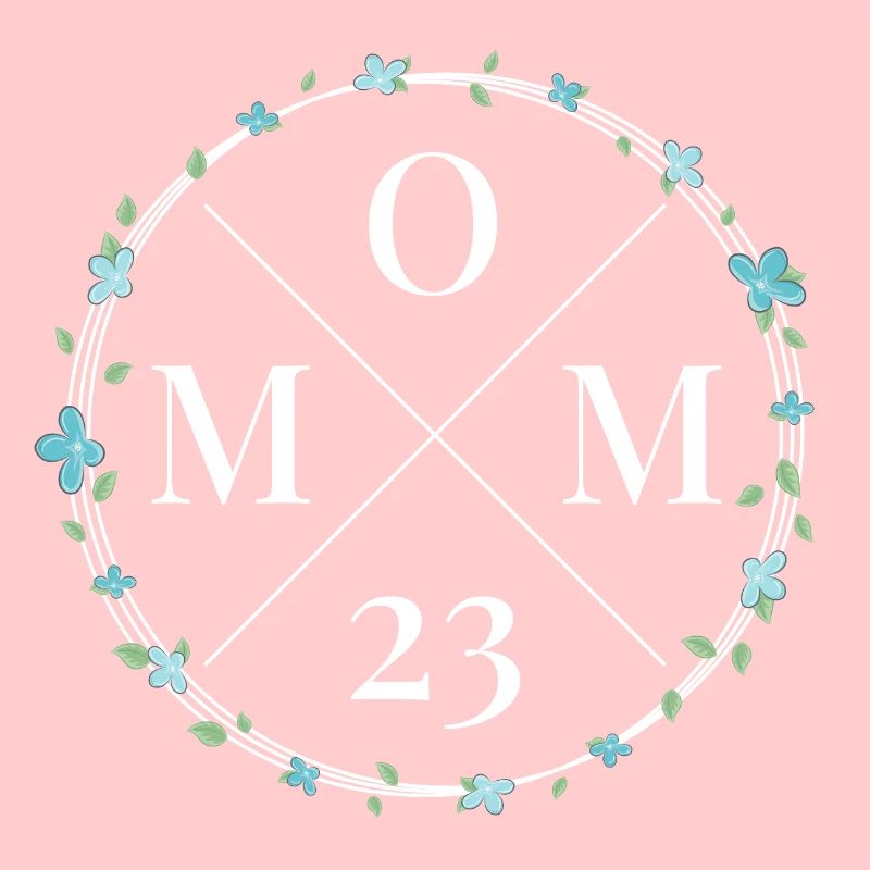 Maman 23 Couronne de fleurs Fleurs Bébé Enceinte Maman 2023