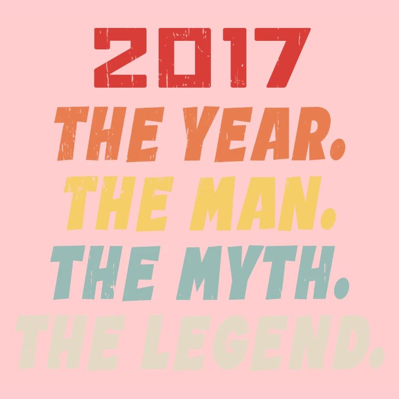 2017 Geburtstagsgeschenk, die Legenden geboren 2017
