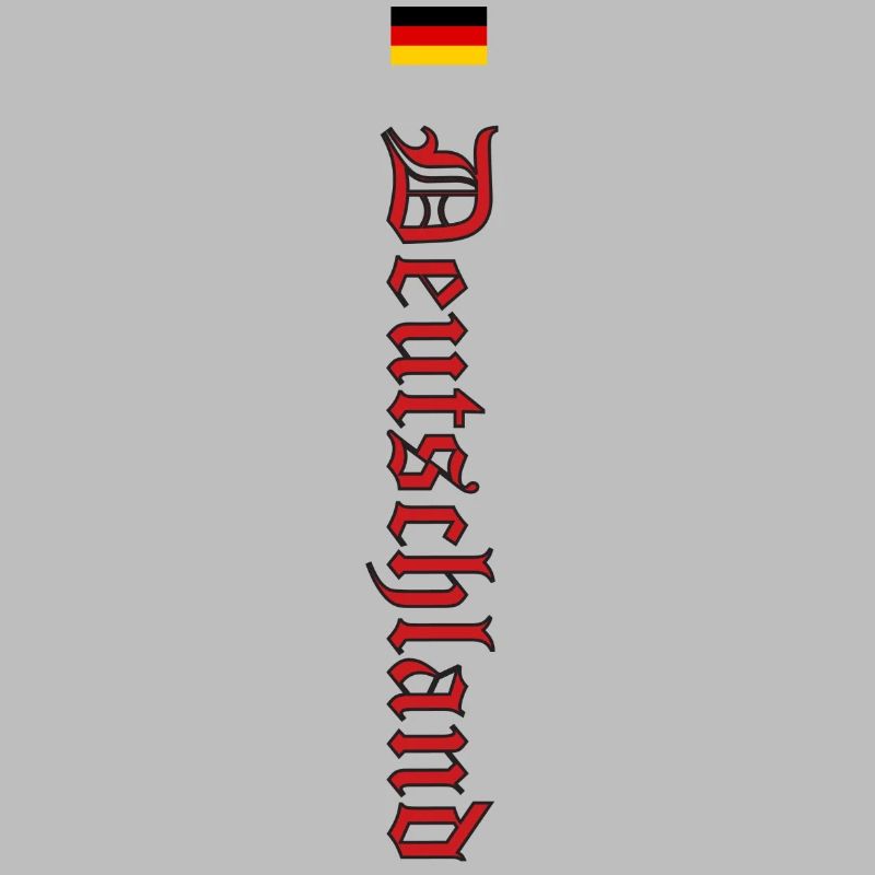 Germany with Old German Script
