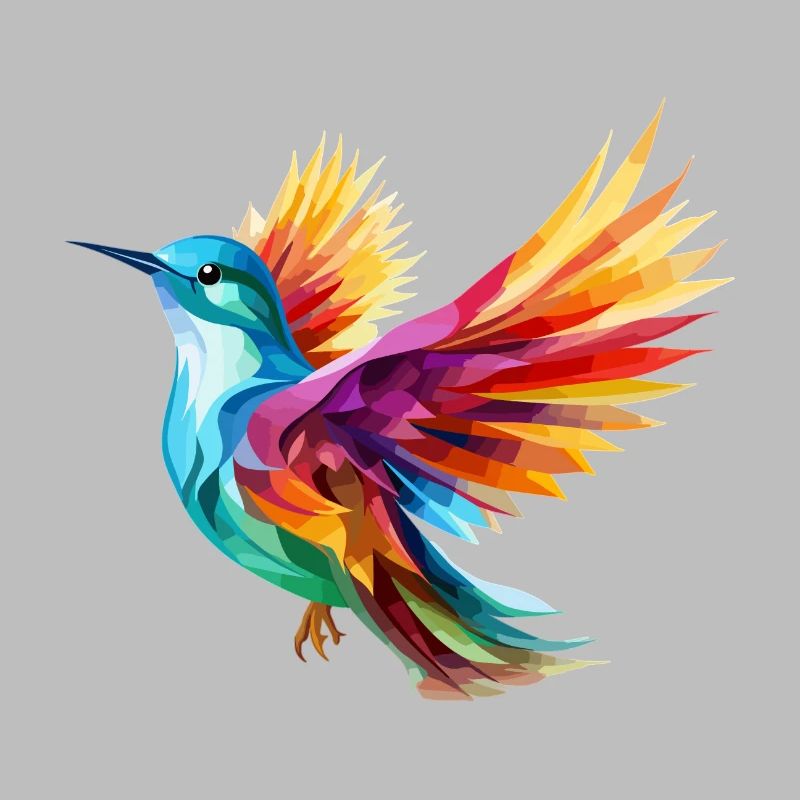 Buntes Vogel Design