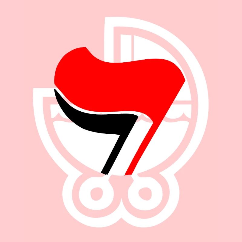 drapeau poussette antifa
