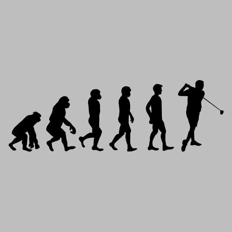Golf Evolution Golfer Golf Papa Nachwuchsgolfer