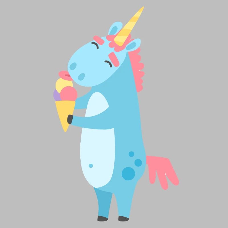 Einhorn mit Eis