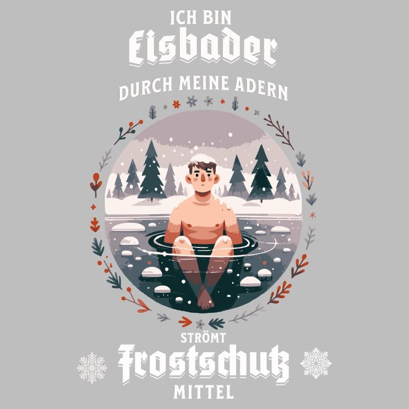 Der Eisbader – Kältetherapie bei Eisbad im Winter
