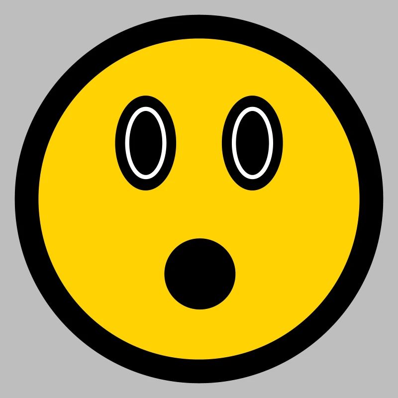 Émoticône perplexe - Symbole d’image - Stroke Face