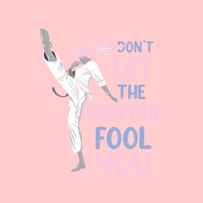 Ne laissez pas la queue de cheval vous tromper Karaté drôle