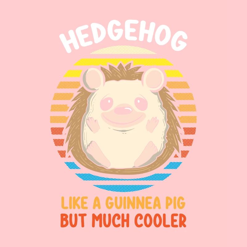 Drôle de hérisson comme un cochon d’Inde mais plus cool