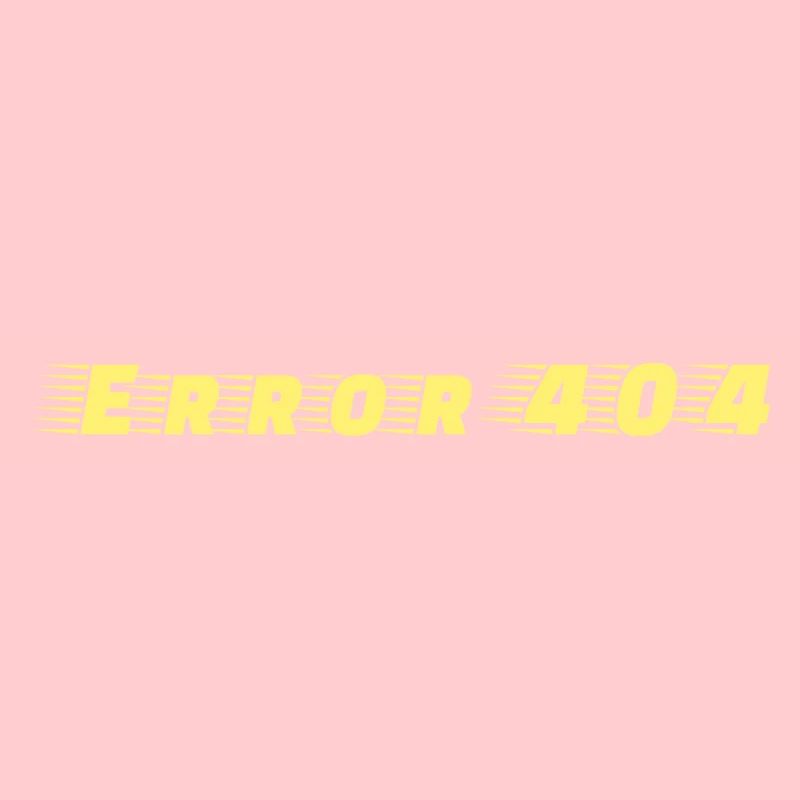 Error 404,yellow font, typography