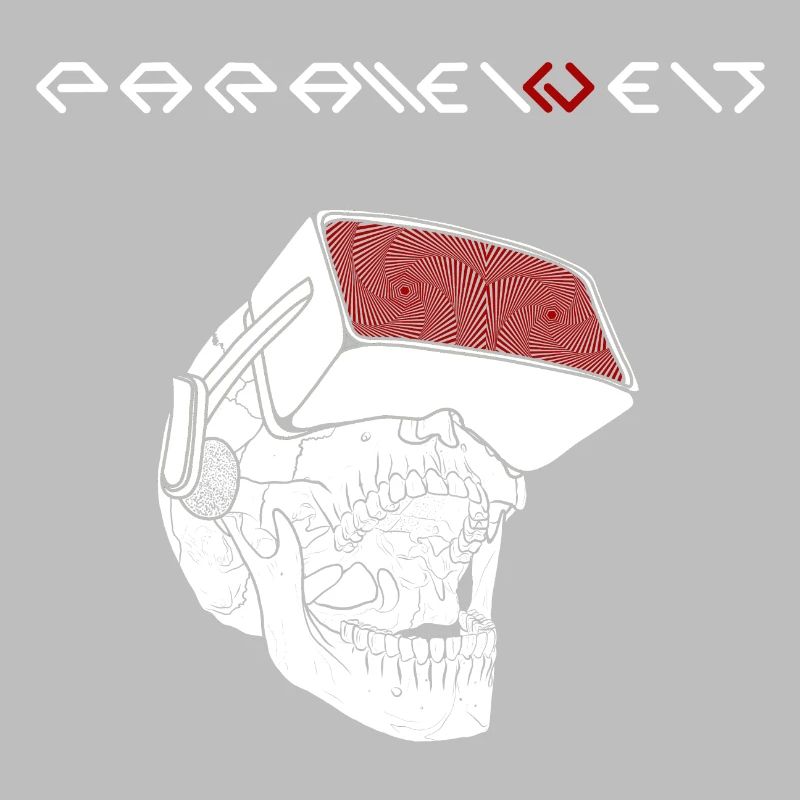 Parallel world skull white