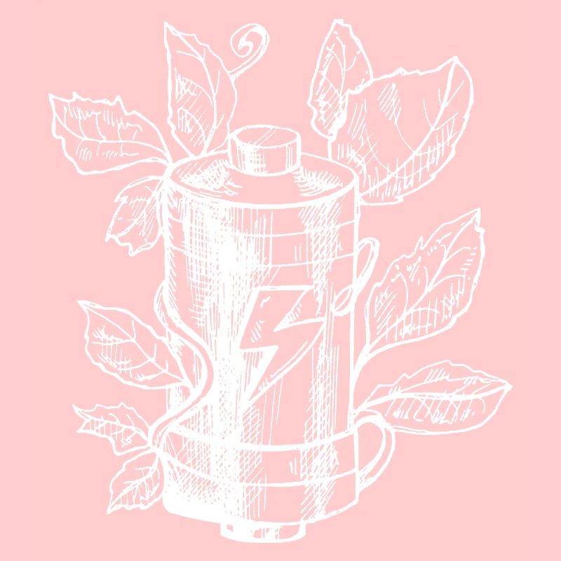 Hand Drawn Battery Sheets Ecological