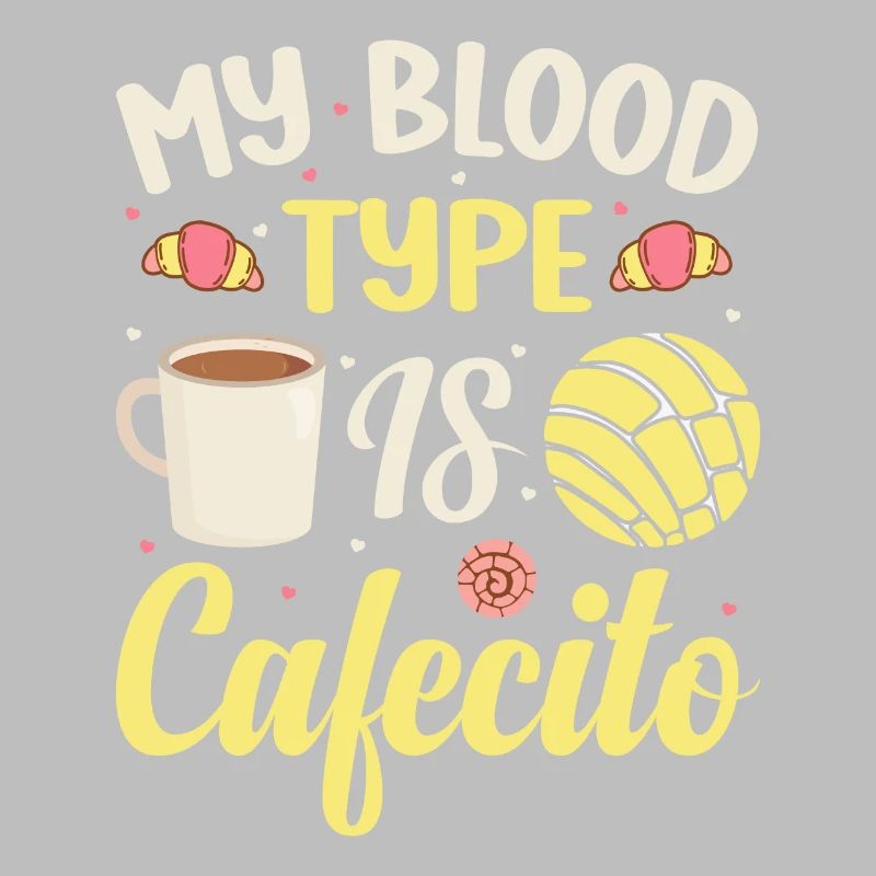 Spanisches Kaffeedesign „cafecito & Concha Lovers“